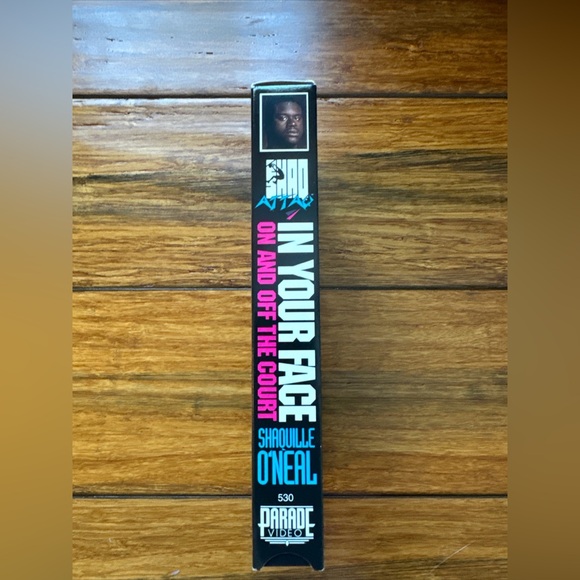 1992 Shaq Attack Attaq In Your Face On and Off the Court VHS Tape Shaq O'Neal - Picture 2 of 6